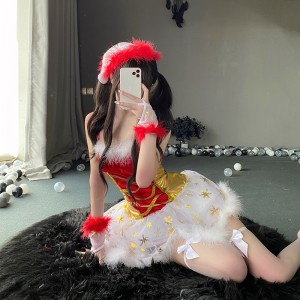 Ny - Stil julekostumer, plus - Størrelsesstilarter for Europa og Amerika. Velegnet til julefester, klub DS -scenepræstation slid 101 pris:$89.99