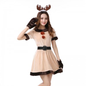 Ny - Style juluniform sæt, julemanden - Claus - Tema træskørt, kryds - Border Christmas Decorations for Wholesale232 Pris:$139.99