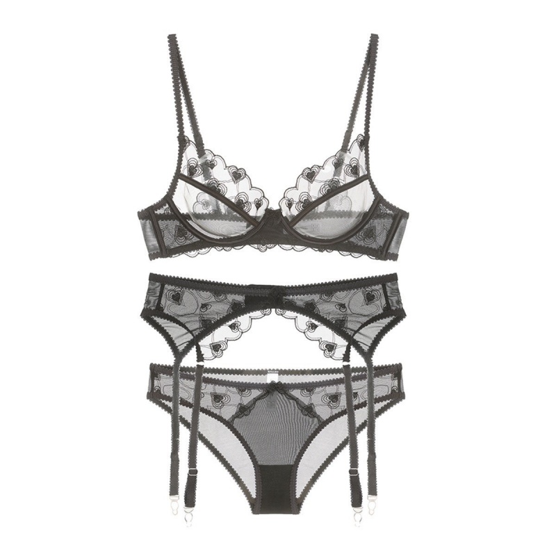 Sexet lingeri. Ultra - Tynd gennemsigtig mesh broderi blonder lingeri. For store - Busted kvinder, det får busten til at virke mindre, forhindrer sagging og giver løft. BRA.W878 Pris:$179.99
