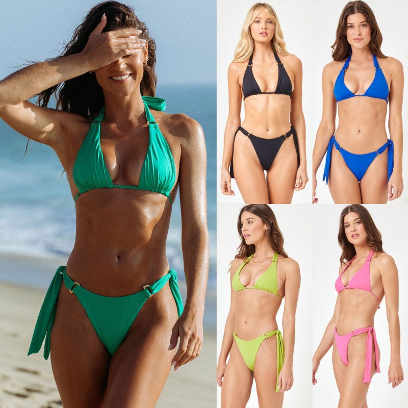 Ny europæisk og amerikansk 2025-Stil udenrigshandel bikinier. Tre-Stykkernye badedragter til kvinder, fås i flere farver. To-Stykke badetøj med et sexet design QT25017 Pris:$79.99