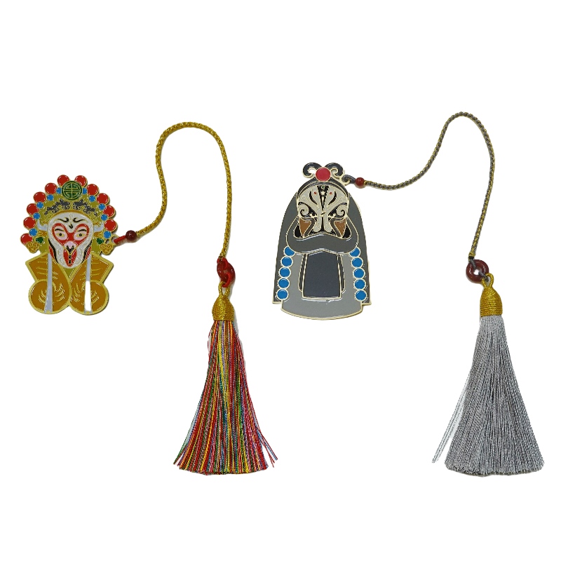 Kinesisk opera -maske bogmærke