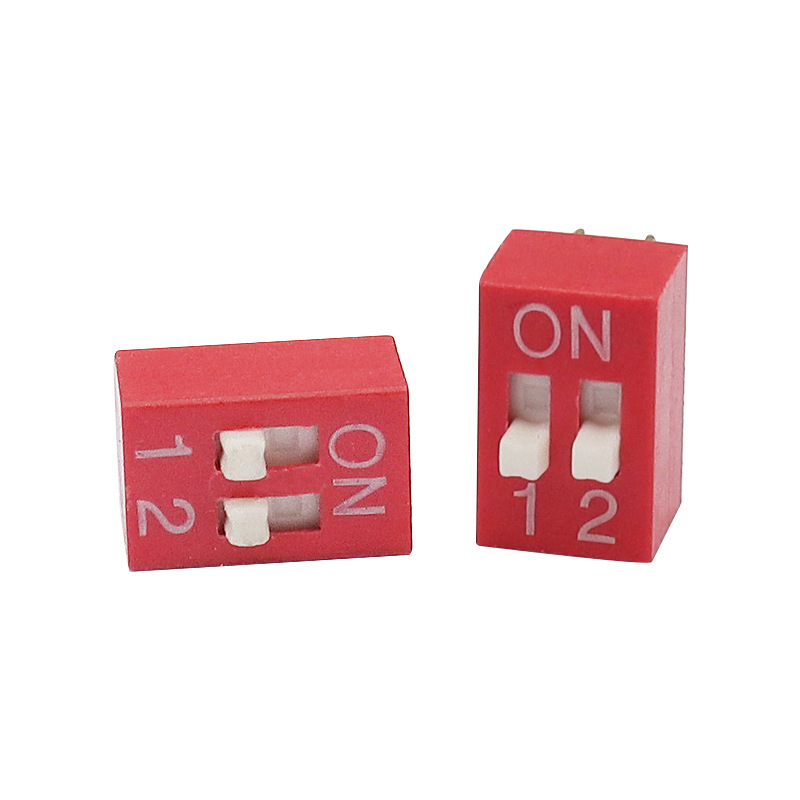 Dip switch XZ-DSE-02RGA, 2P DIP -switch til signal, der modtager moduler inden for automobilautomatiseringsudstyr