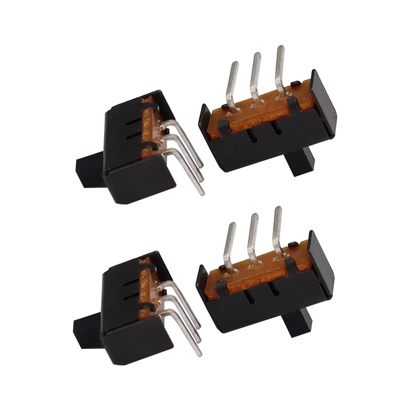 Slideafbryder SS12E17 Electric Heater Slide Switch Bend Foot 2-position 3-PIN -skiftekontakt
