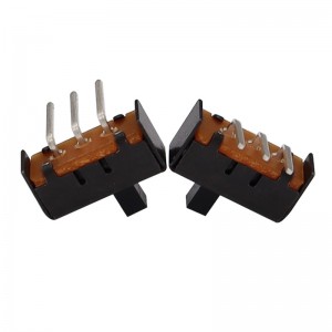 Slideafbryder SS12E17 Electric Heater Slide Switch Bend Foot 2-position 3-PIN -skiftekontakt
