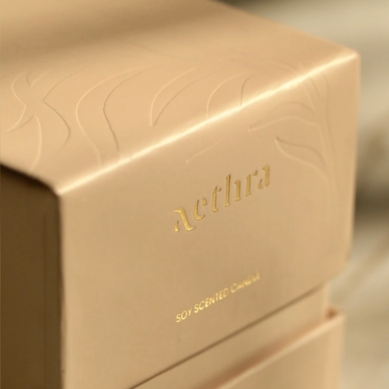 Botanisk lykke magnetisk gaveæske