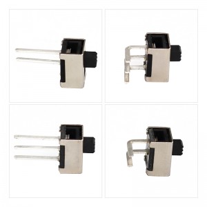 Slide switch SS12E88 Side Push-Træk elektrisk massager er en multi-funktionel switch med højhastighedsregulering og stor strøm