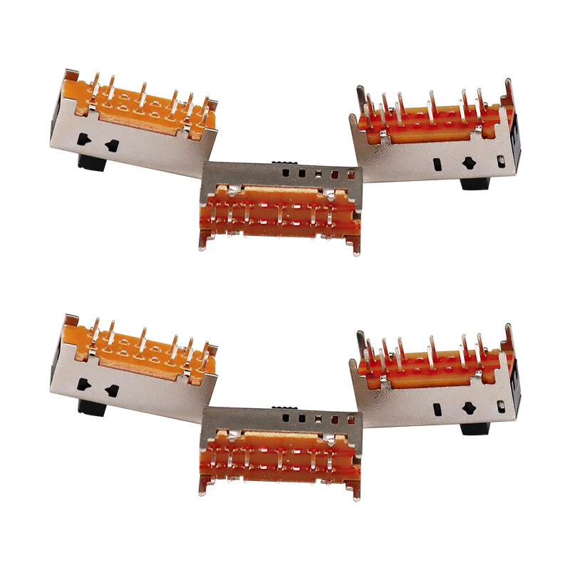 Slide switch SS25D01 dobbelt-Række 12-Pin glidende switch elektronisk produkt mikro lodret glidekontakt