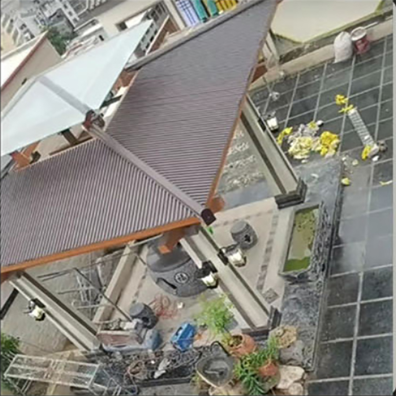 Aluminiumspaneler til taget af den store mur-formet design med varmeisoleringsegenskaber