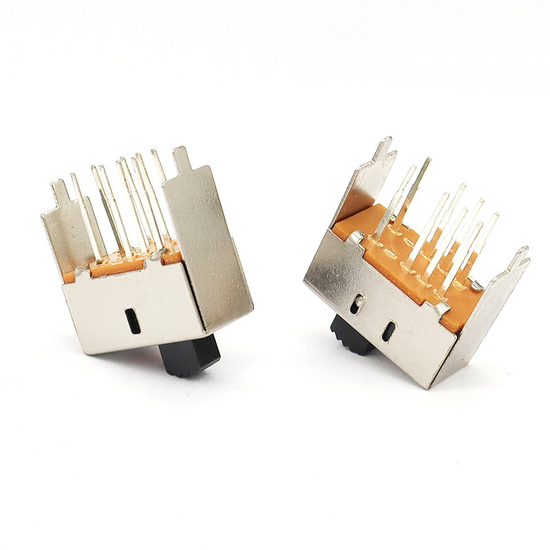 Slide switch S23E03 Micro Slide Switch til hårtørrer Røgelsesbrænder, dobbelt-Række 8-Pin lodret to-Placer Slide Switch