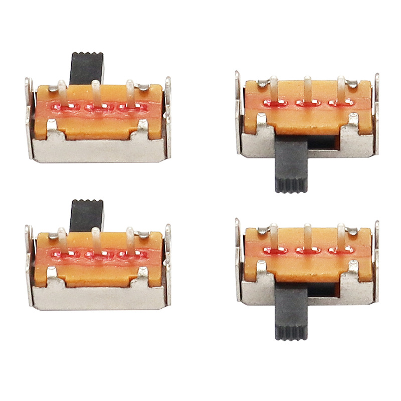 Slide switch SK12F14 side-Træk vandret switch, loftslampesiden-Træk glideskontakt, enkelt-Række 3-Pin lodret glidekontakt