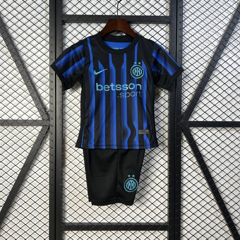 25/26 børn Inter Milan Home Størrelse 16-28