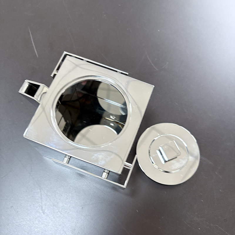 Zotye rustfrit stål metal sølv elektroplettet simpelt design 8,5 cm rustfrit stål tekande