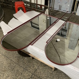 Zotye Rustfrit stål Integreret lampe og tilpasselig elektroplettet rustfrit stål smart spejl