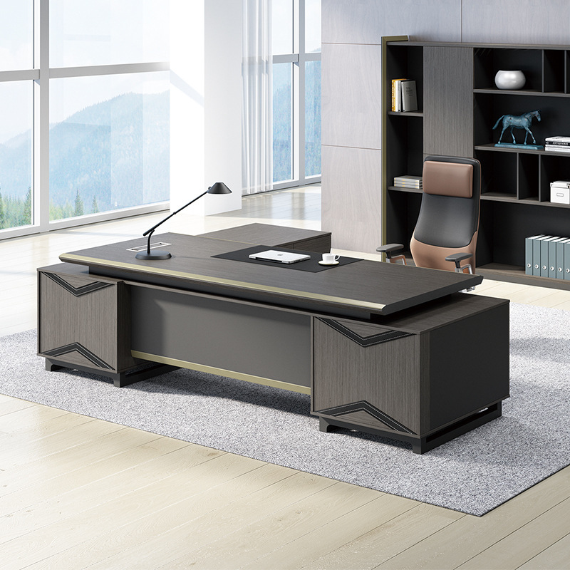 Model DBT002 Modern Executive Desk Office Furniture Manager Supervisor Desk, New Chinese Style Light Luksus Kontormøbler Boss Desk