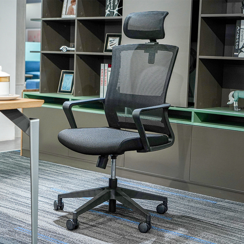 Model BGY001 Engros Ergonomisk Mesh Stol - Åndbar buet ryg med højde-Justerbare arme til studier, kontor og lange siddende sessioner