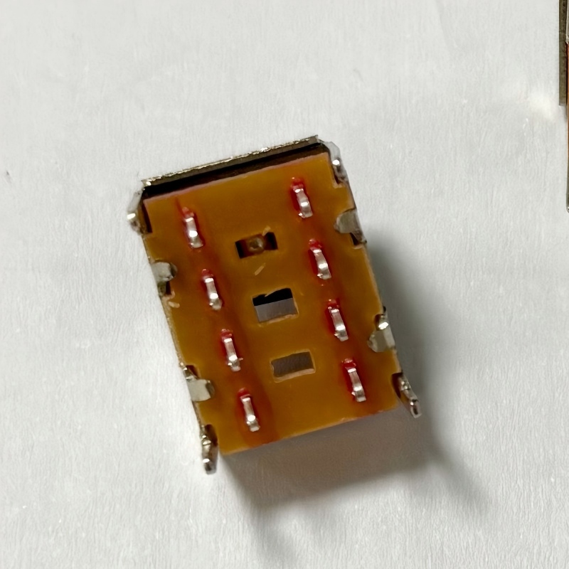 skydekontakt SS23F06 3-stilling, 10-stiftdesign til LED-lys -- Dongguan fabrik direkte